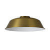 Abode Round Angled 250mm Metal Lampshade in Brushed Brown Bronze
