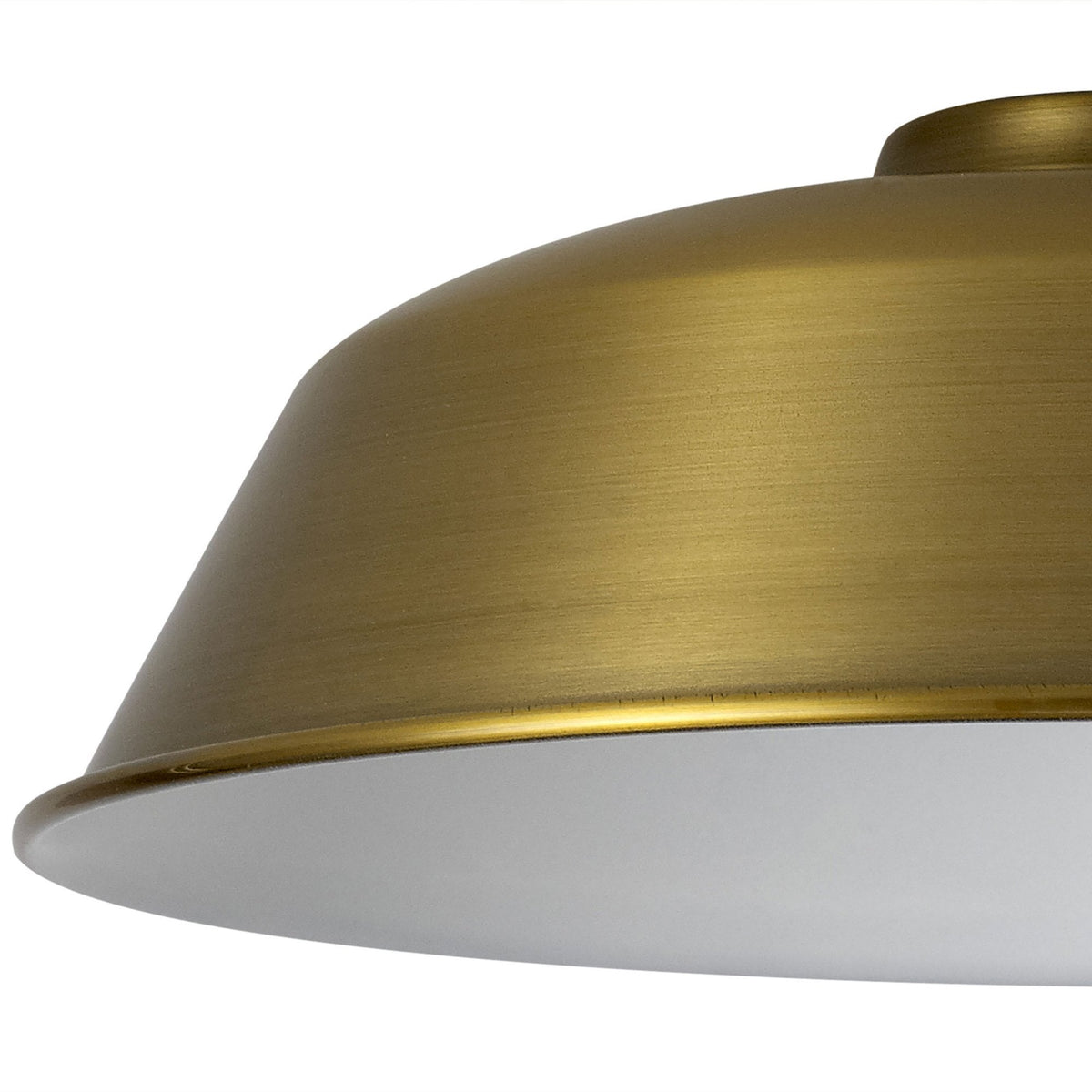 Abode Round Angled 250mm Metal Lampshade in Brushed Brown Bronze