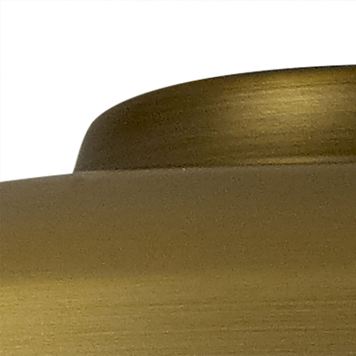 Abode Round Angled 250mm Metal Lampshade in Brushed Brown Bronze