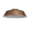 Abode Round Angled 250mm Metal Lampshade in Copper