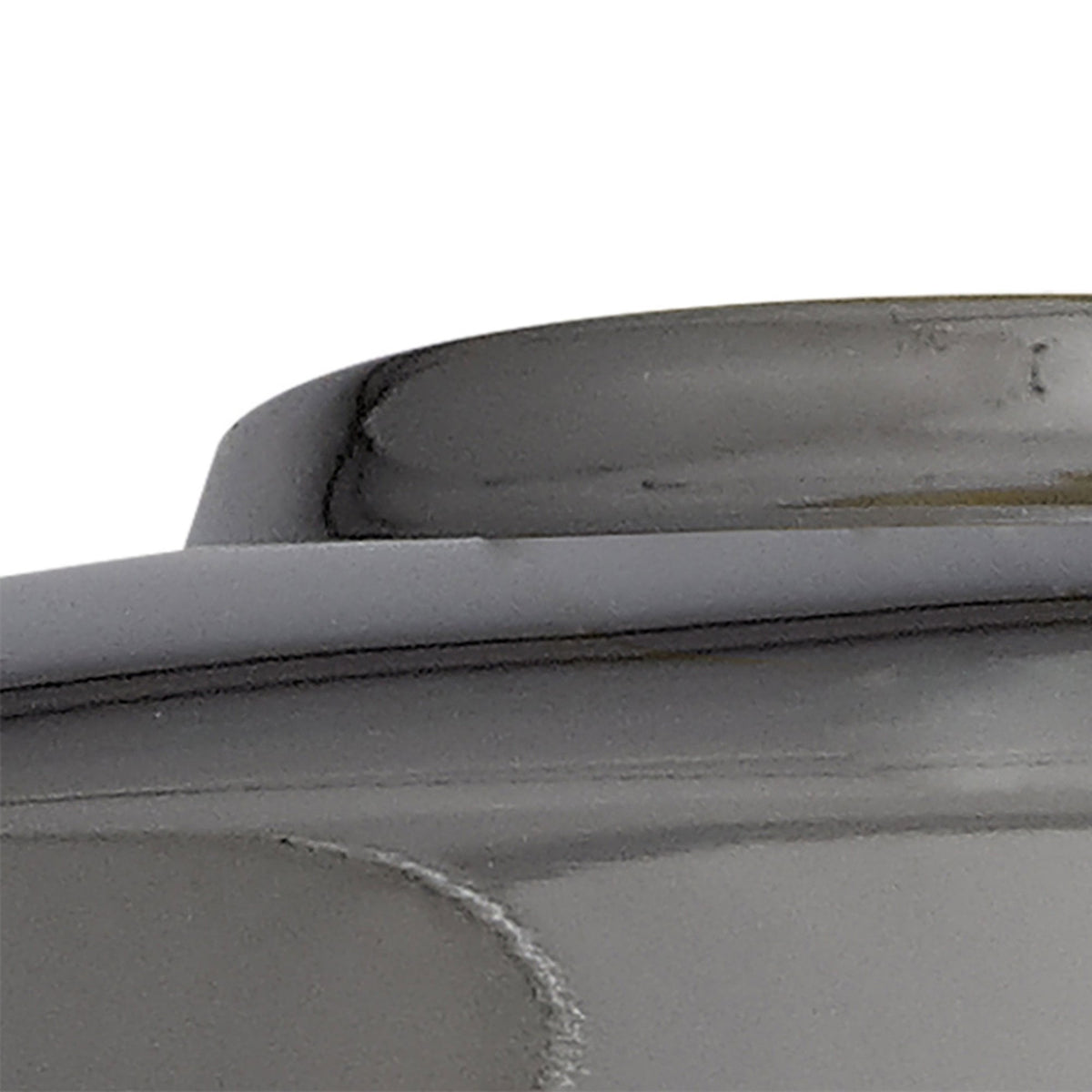 Abode Round Angled 250mm Metal Lampshade in Chrome