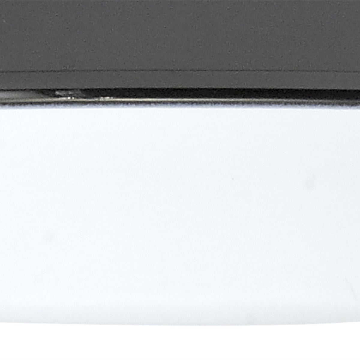 Abode Round Angled 250mm Metal Lampshade in Black Chrome