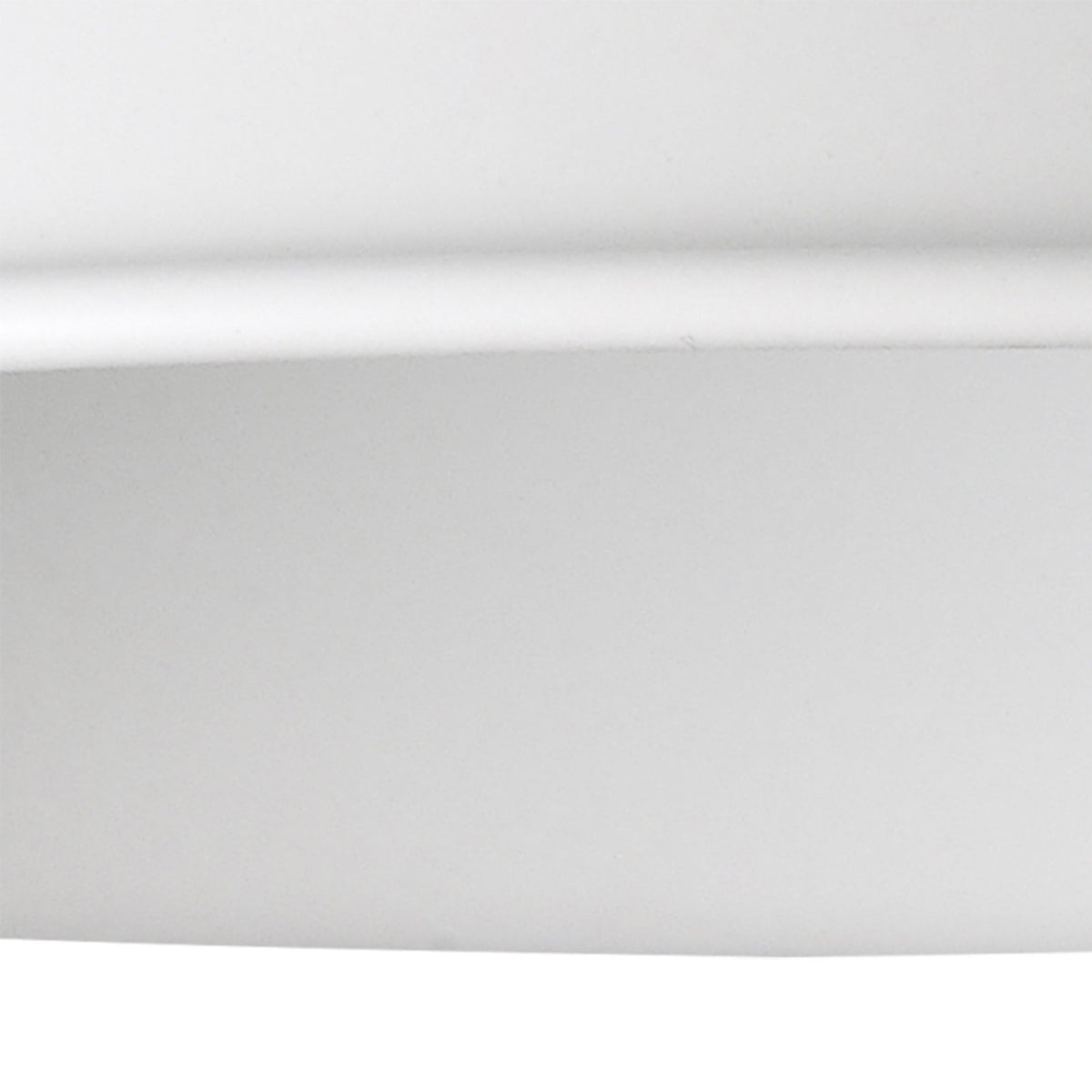 Abode Round Angled 250mm Metal Lampshade in White