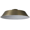 Abode Round Angled 350mm Metal Lampshade in Brushed Bronze