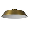 Abode Round Angled 350mm Metal Lampshade in Brushed Brown Bronze