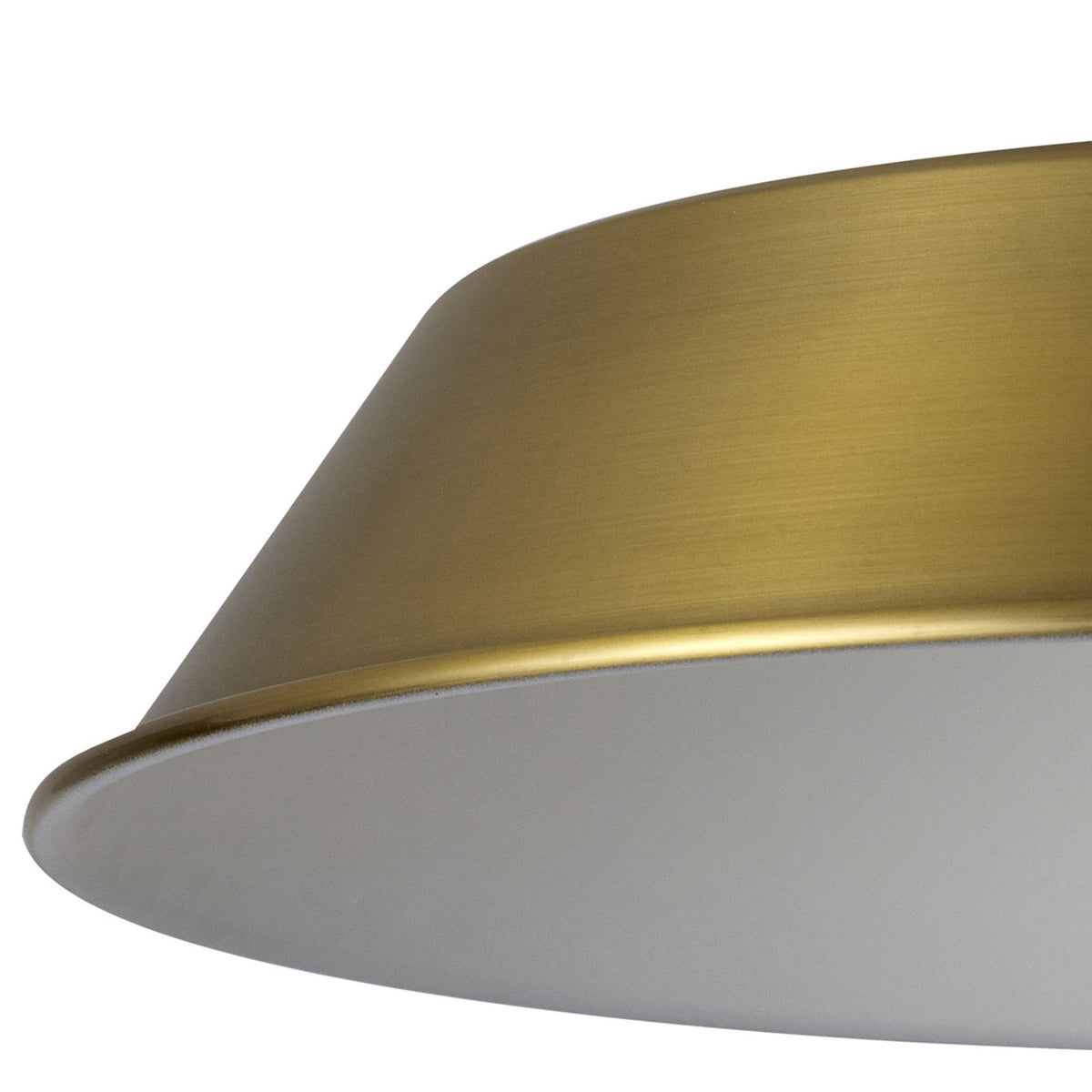 Abode Round Angled 350mm Metal Lampshade in Brushed Brown Bronze