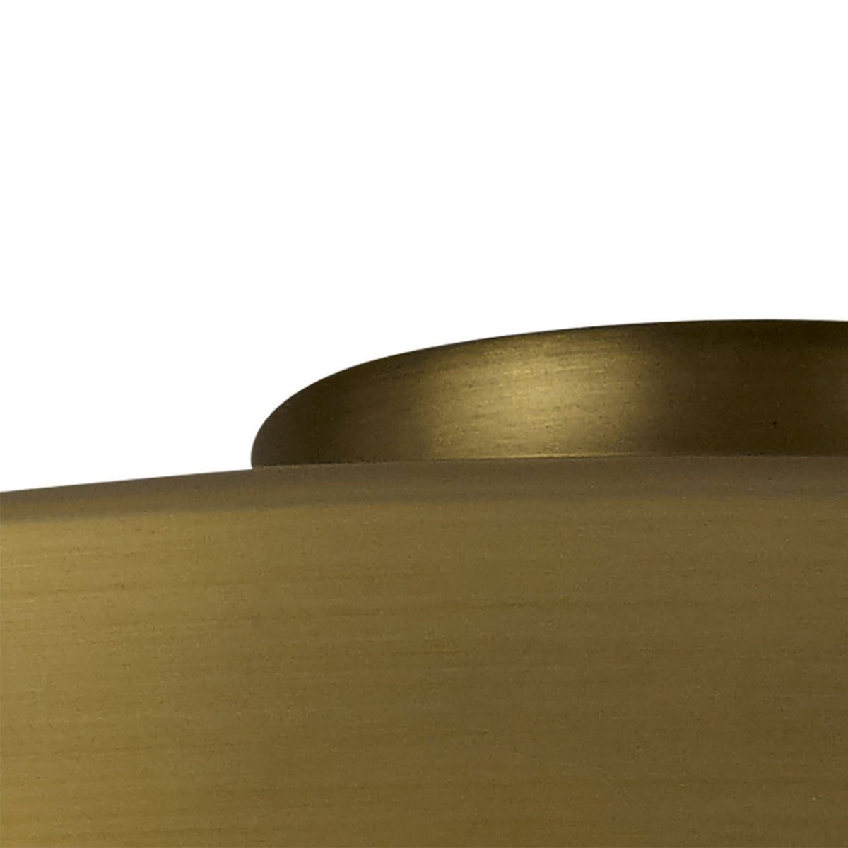 Abode Round Angled 350mm Metal Lampshade in Brushed Brown Bronze
