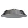 Abode Round Angled 350mm Metal Lampshade in Chrome