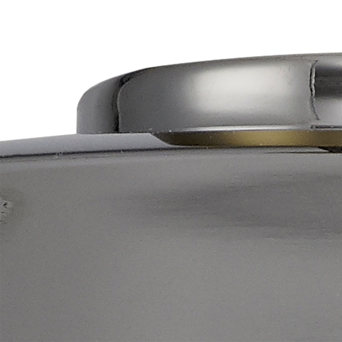 Abode Round Angled 350mm Metal Lampshade in Chrome