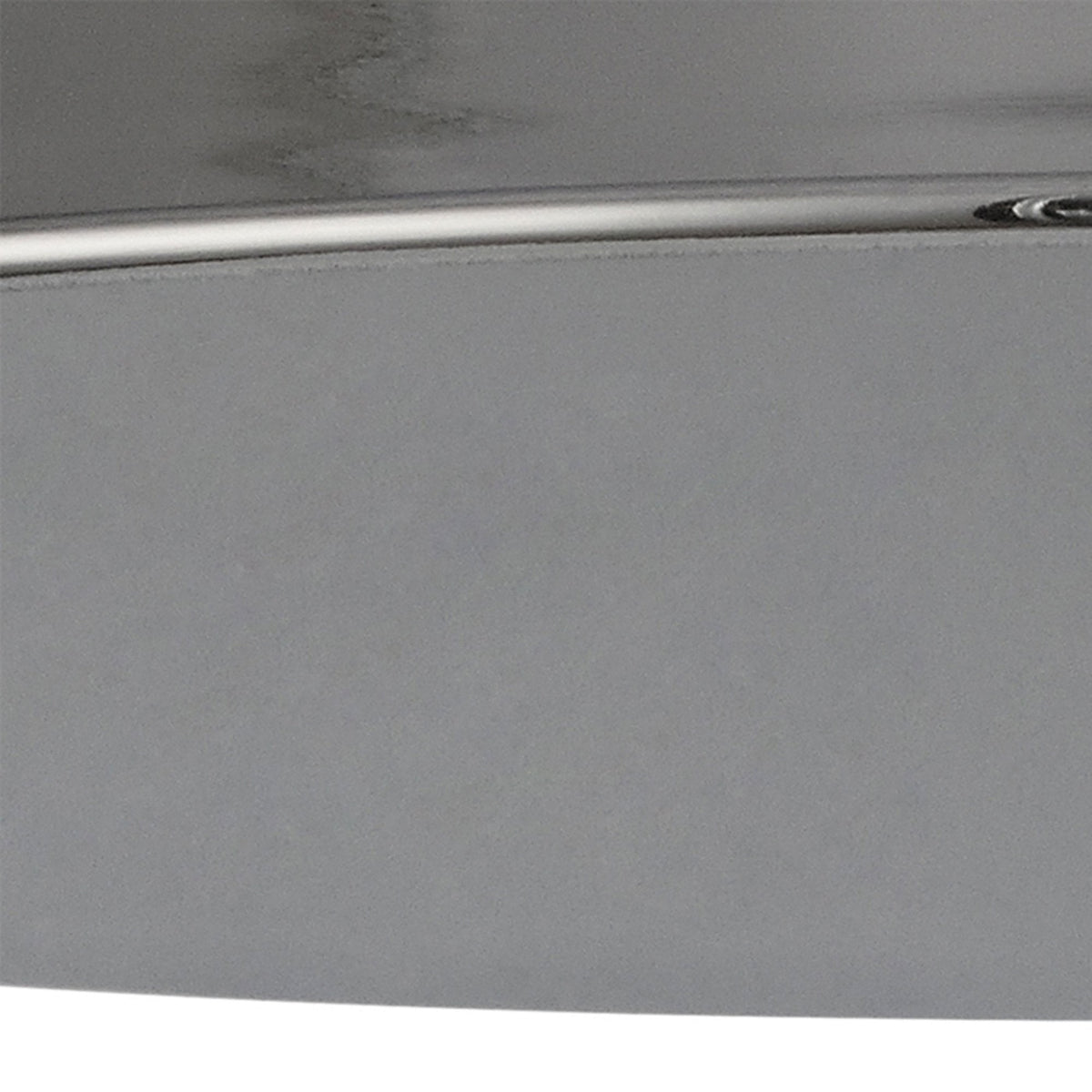 Abode Round Angled 350mm Metal Lampshade in Chrome