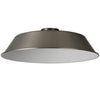 Abode Round Angled 350mm Metal Lampshade in Brushed Nickel