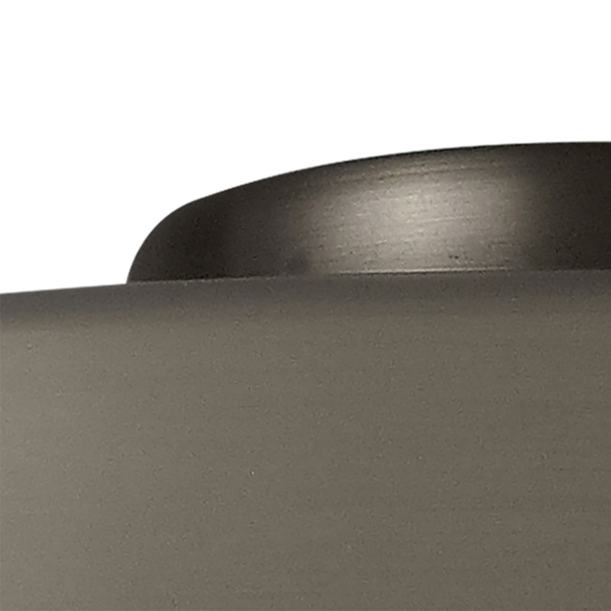 Abode Round Angled 350mm Metal Lampshade in Brushed Nickel