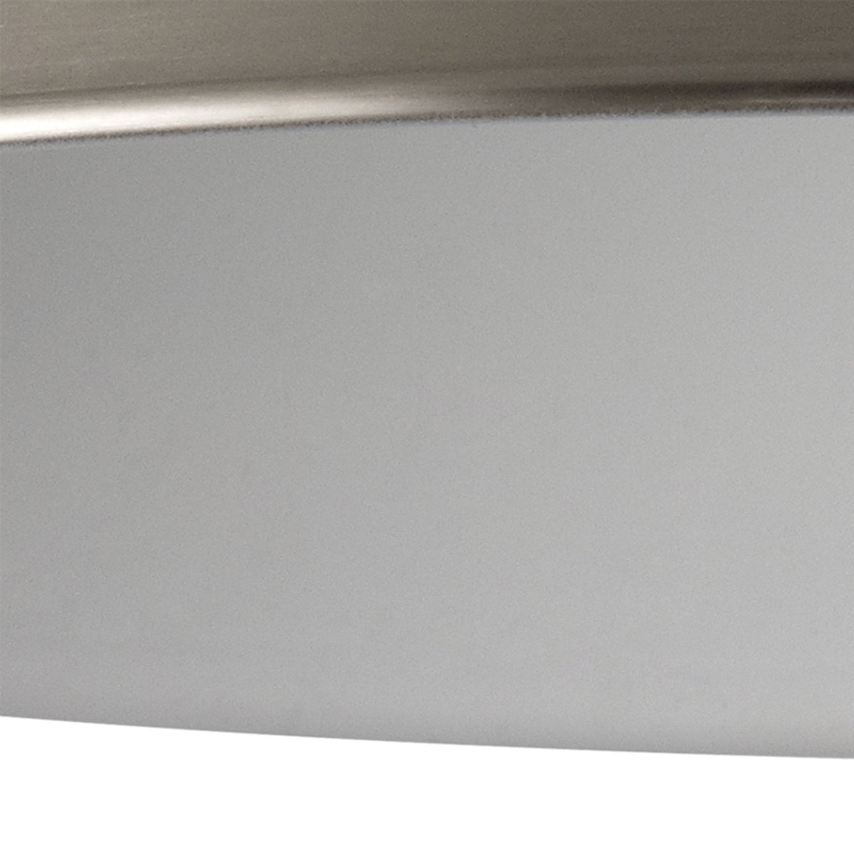 Abode Round Angled 350mm Metal Lampshade in Brushed Nickel
