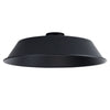 Abode Round Angled 350mm Metal Lampshade in Black