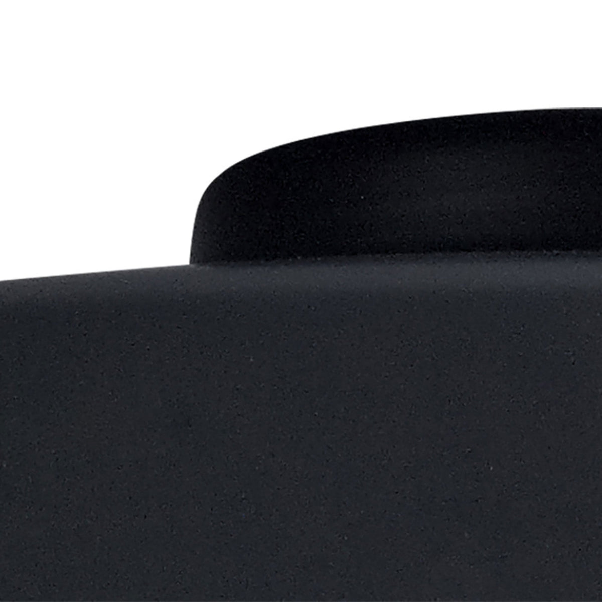 Abode Round Angled 350mm Metal Lampshade in Black