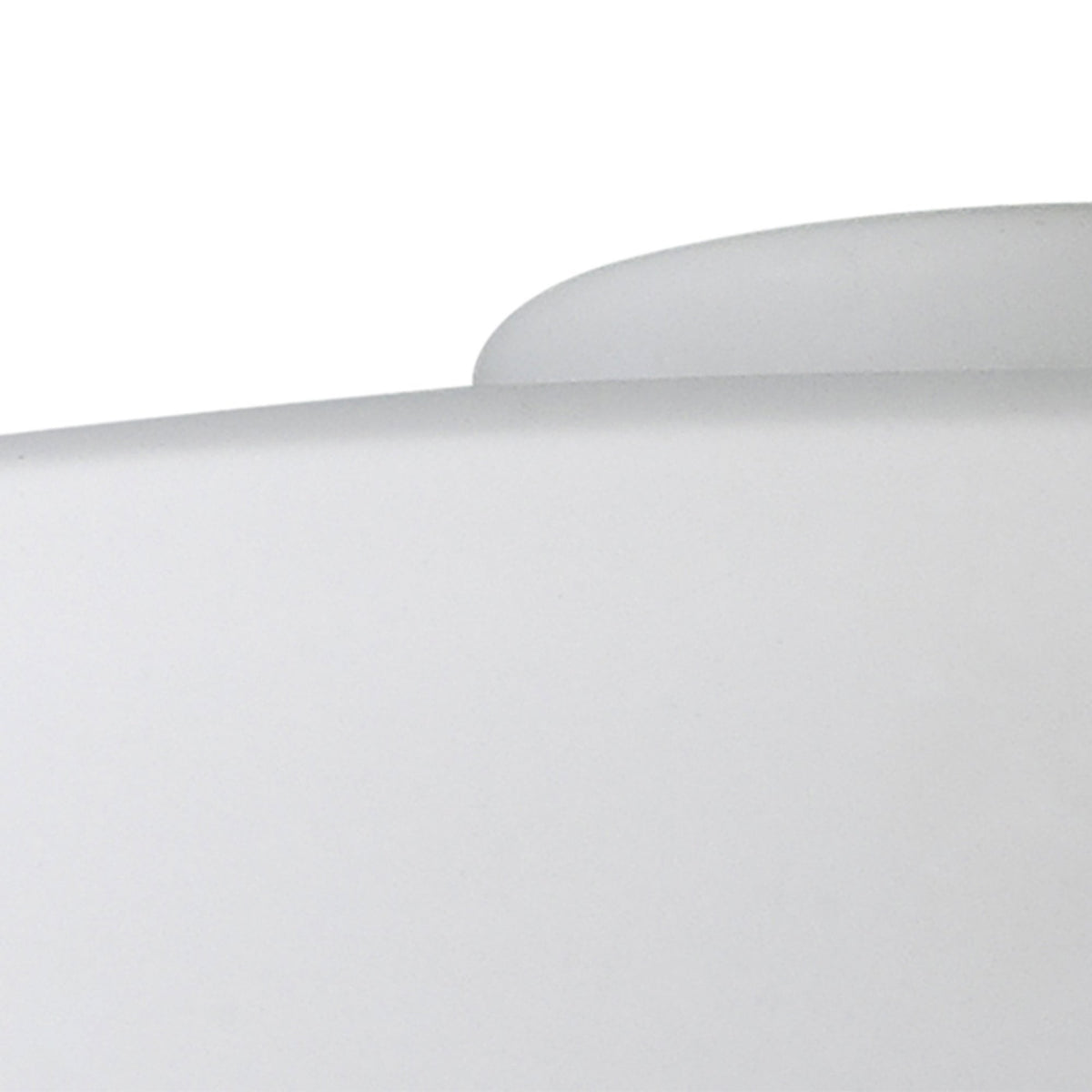 Abode Round Angled 350mm Metal Lampshade in White
