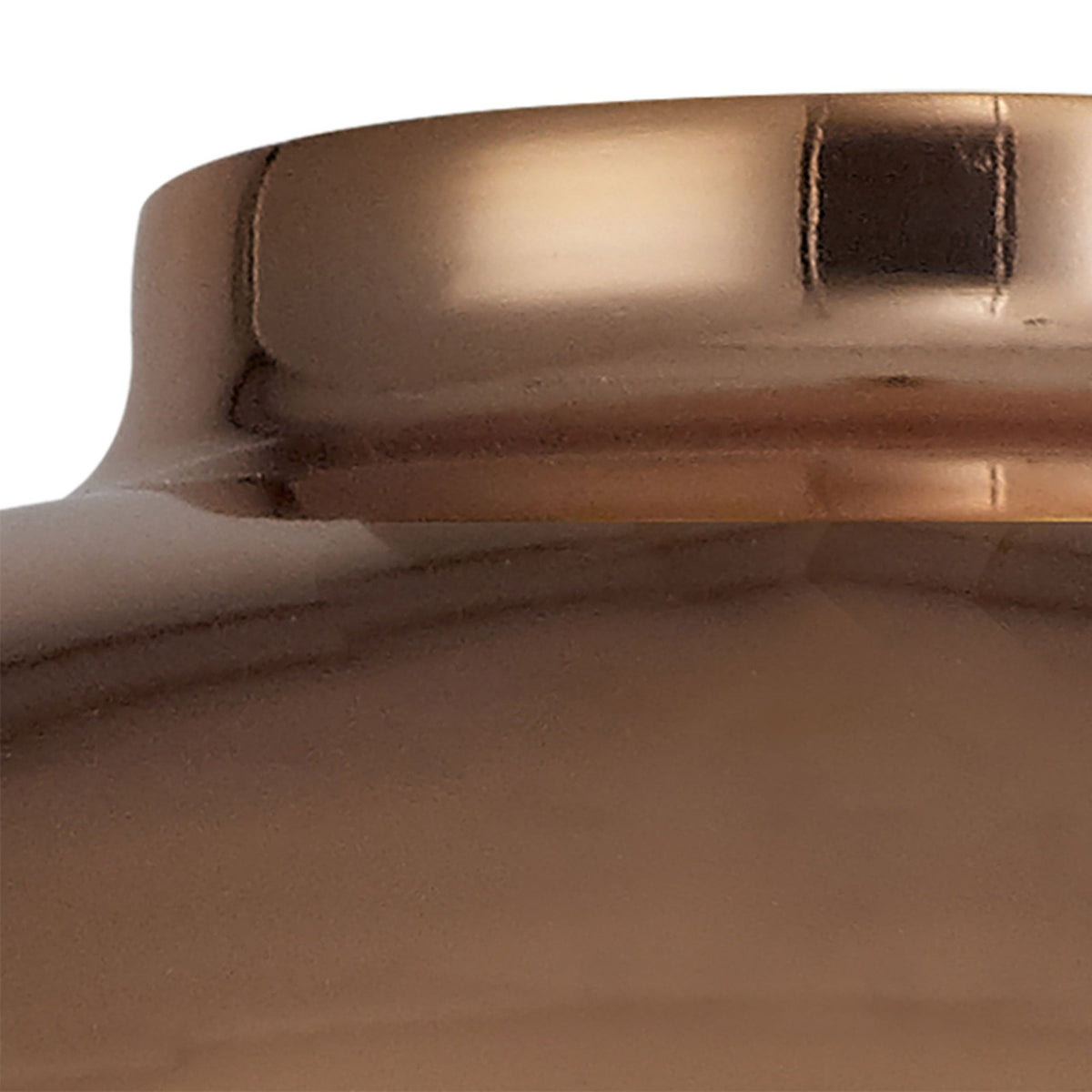 Abode Small Curved 250mm Metal Lampshade in Copper