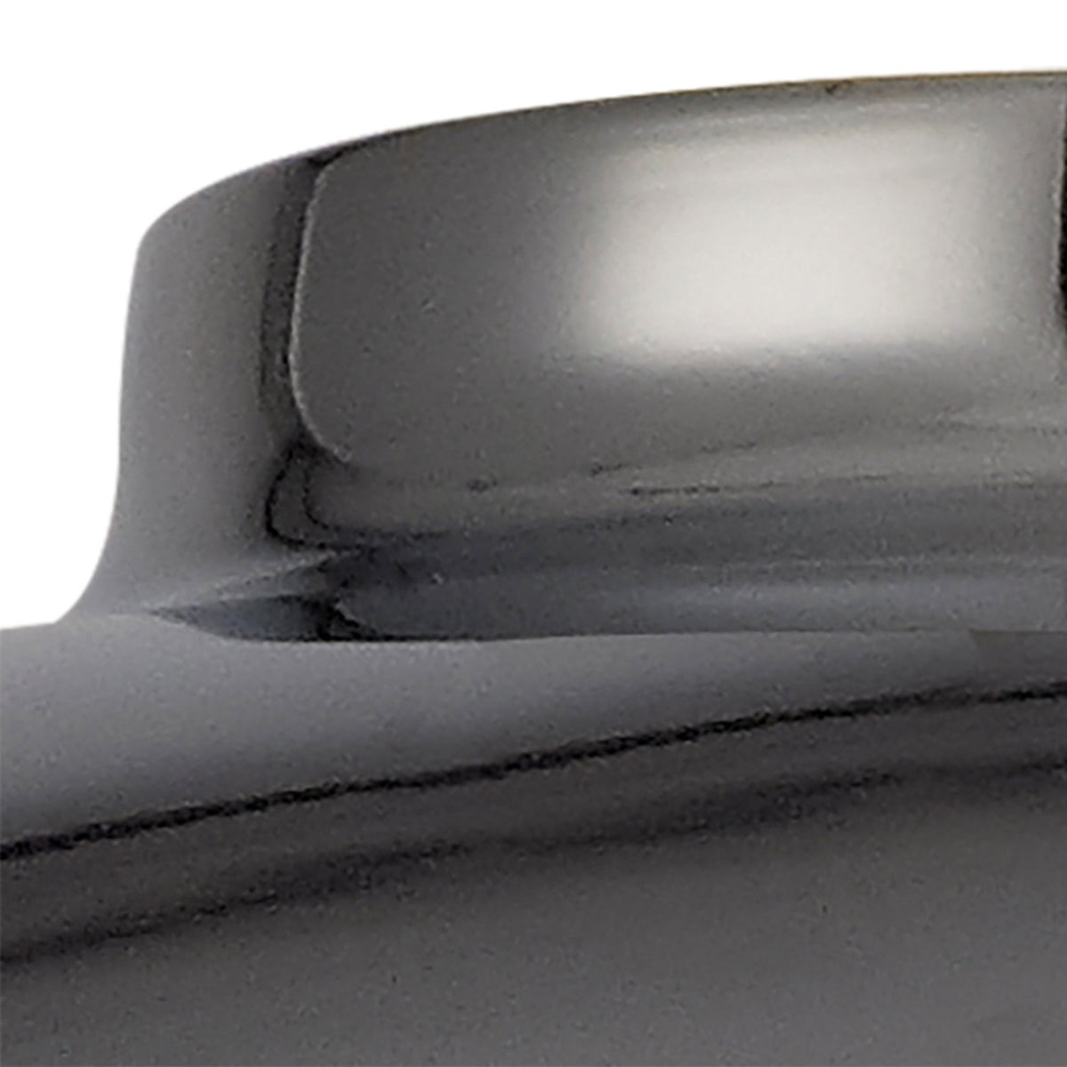 Abode Small Curved 250mm Metal Lampshade in Chrome