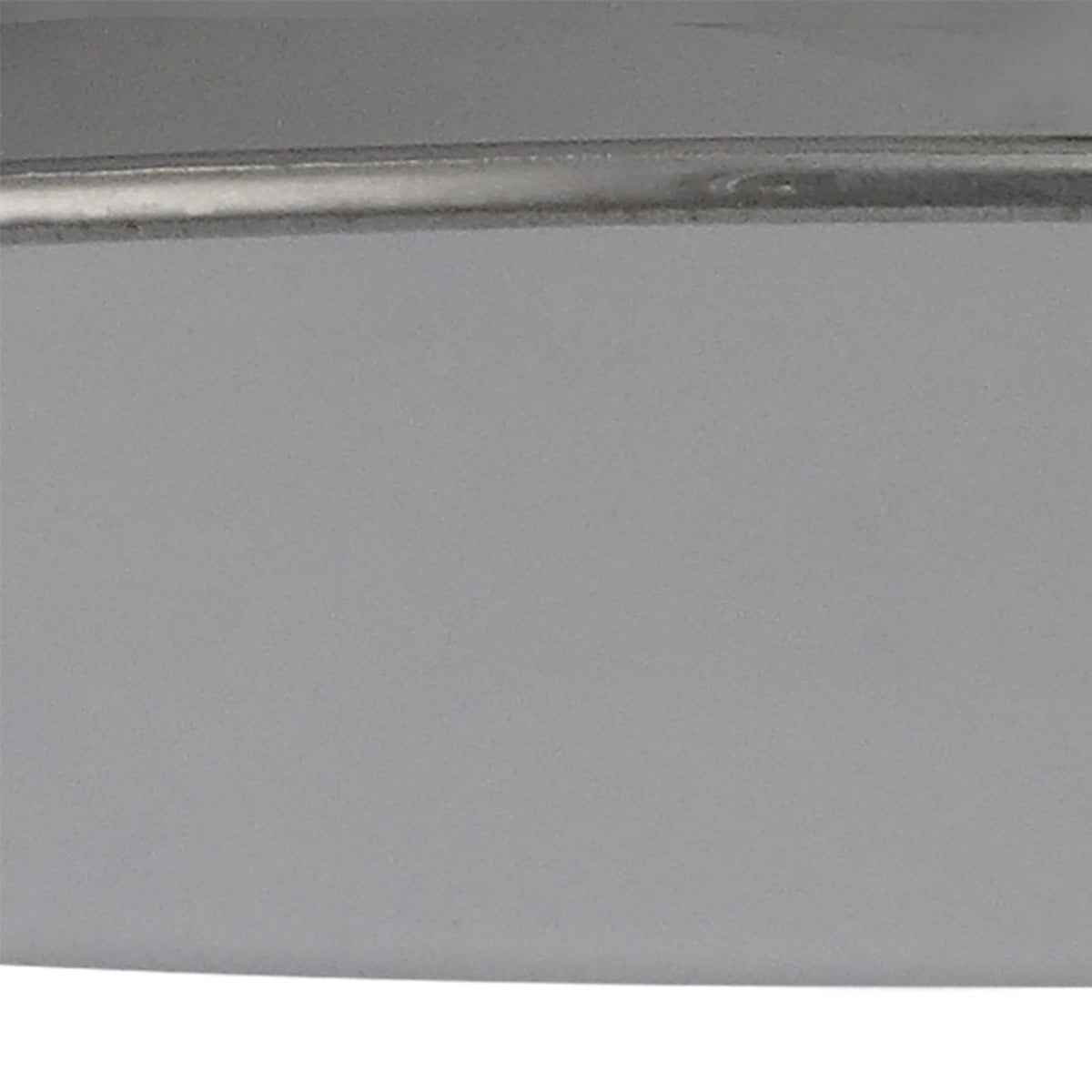 Abode Small Curved 250mm Metal Lampshade in Chrome