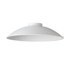 Abode Small Curved 250mm Metal Lampshade in White