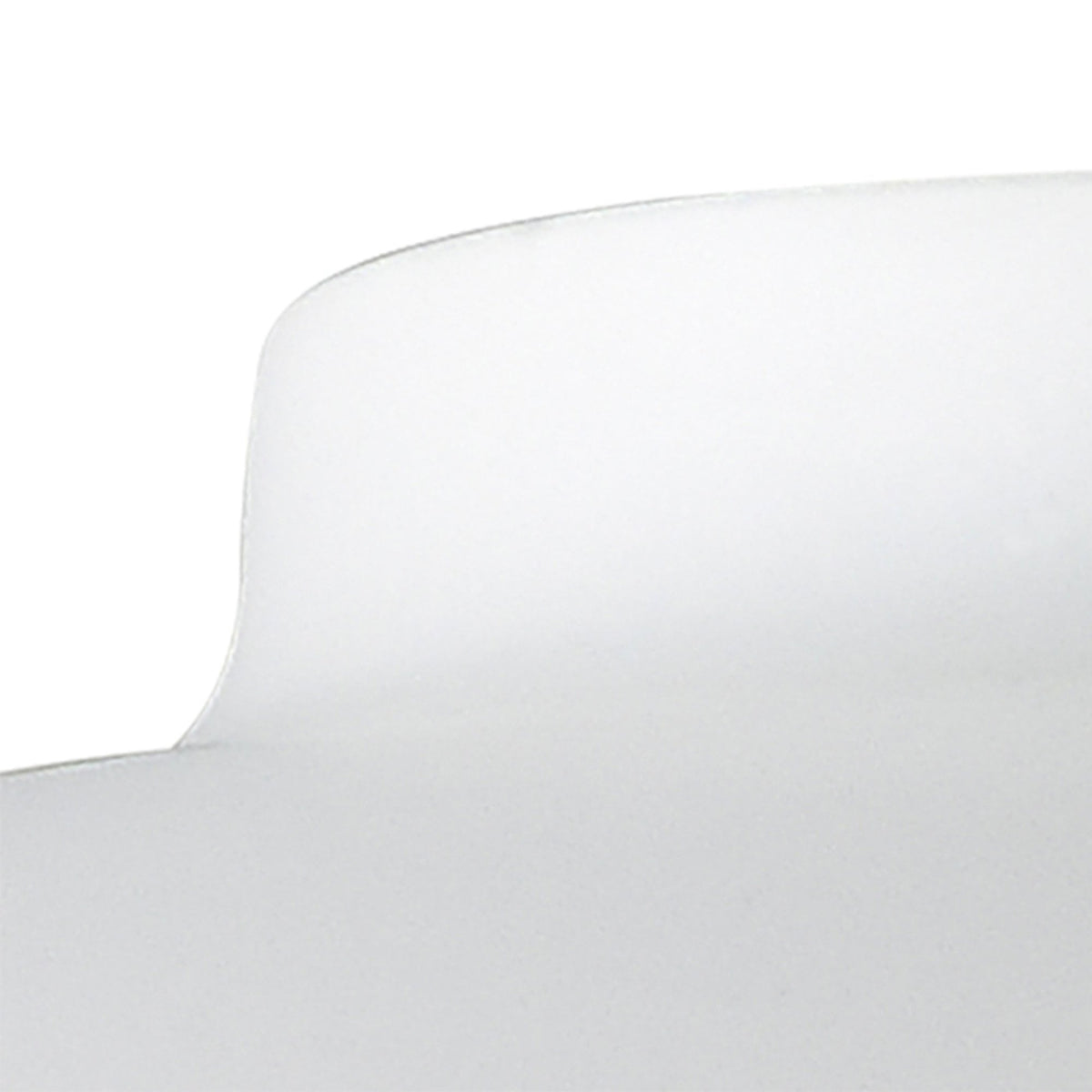 Abode Small Curved 250mm Metal Lampshade in White