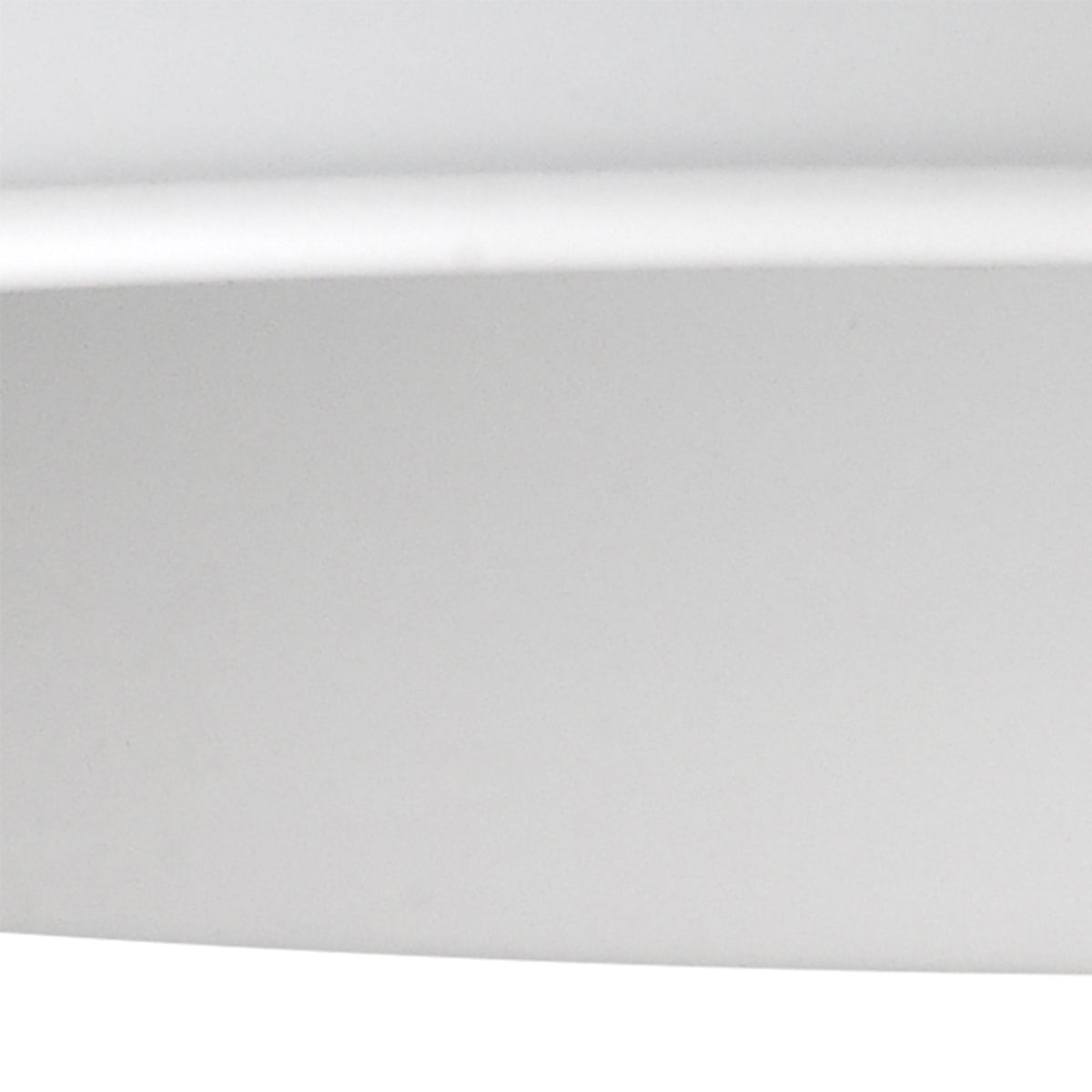 Abode Small Curved 250mm Metal Lampshade in White
