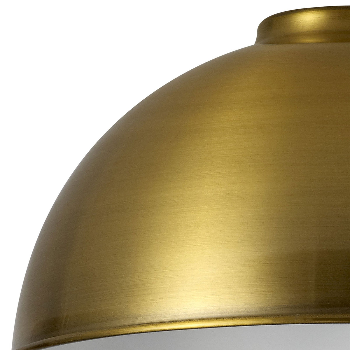 Abode Dome 250mm Metal Lampshade in Brushed Brown Bronze