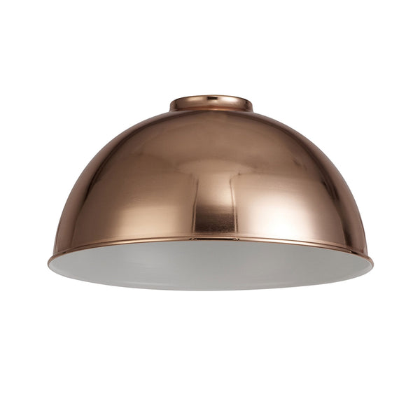 Abode Dome 250mm Metal Lampshade in Copper