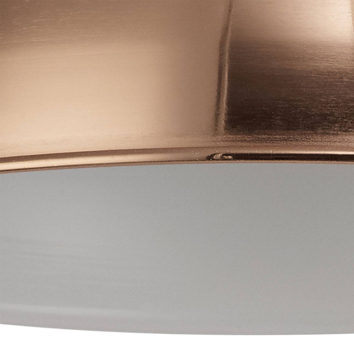Abode Dome 250mm Metal Lampshade in Copper