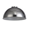 Abode Dome 250mm Metal Lampshade in Chrome