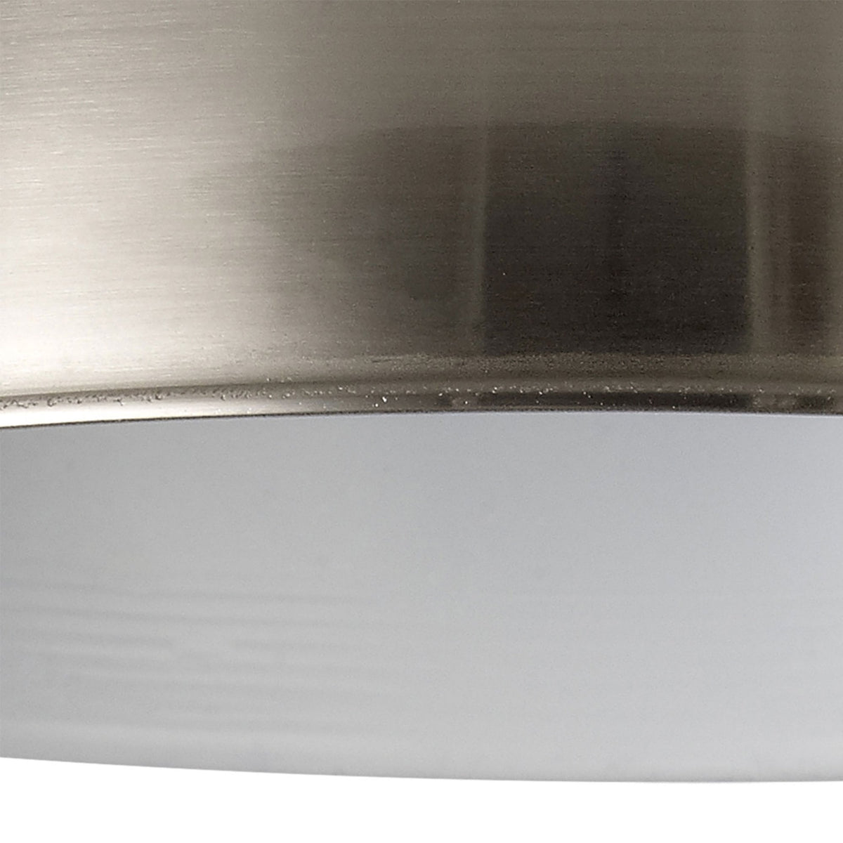 Abode Dome 250mm Metal Lampshade in Brushed Nickel
