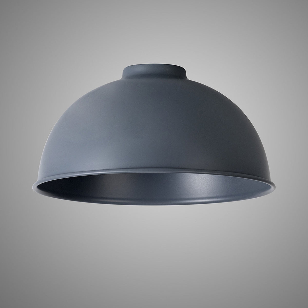 Abode Dome 250mm Metal Lampshade in Grey