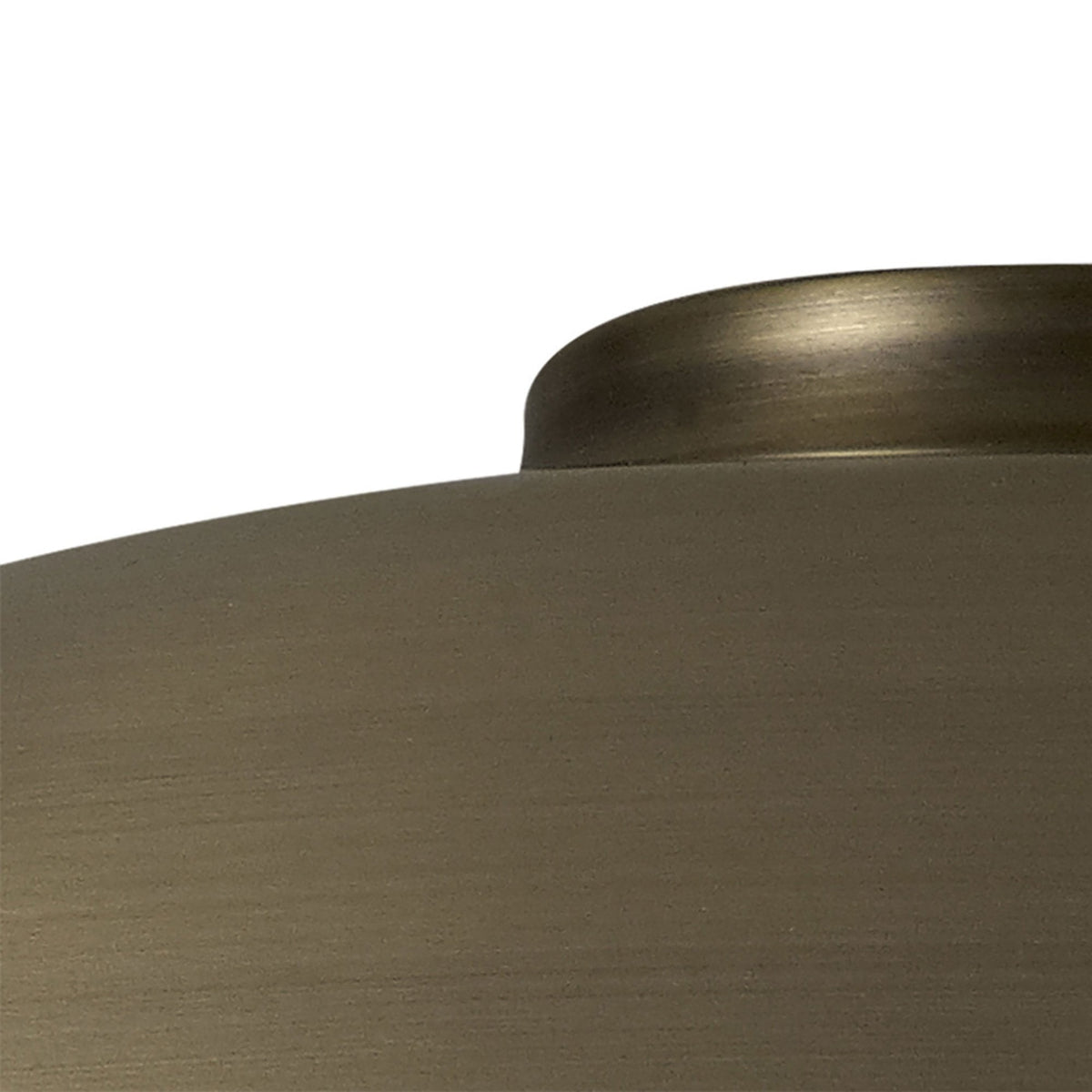 Abode Dome 350mm Metal Lampshade in Brushed Bronze