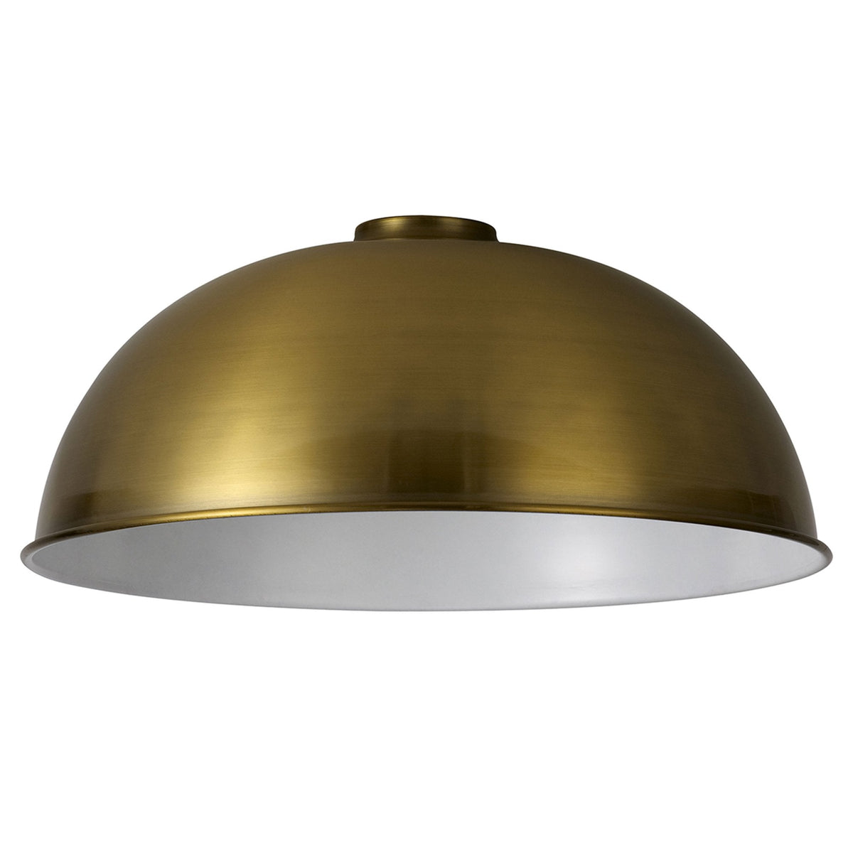 Abode Dome 350mm Metal Lampshade in Brushed Brown Bronze
