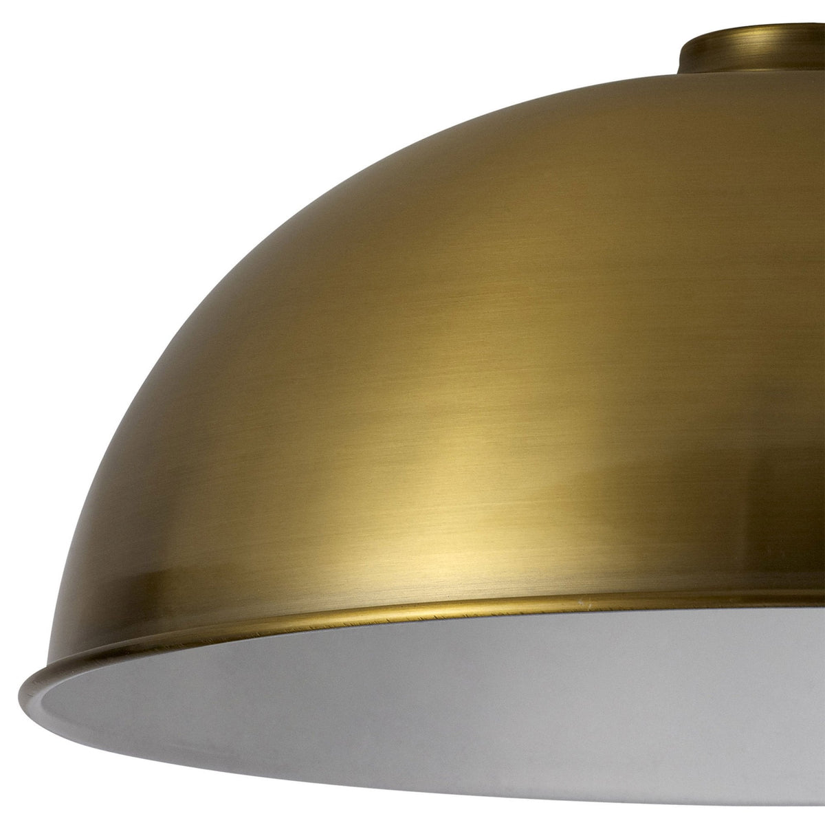 Abode Dome 350mm Metal Lampshade in Brushed Brown Bronze