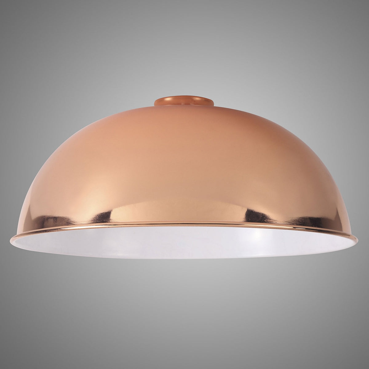 Abode Dome 350mm Metal Lampshade in Copper