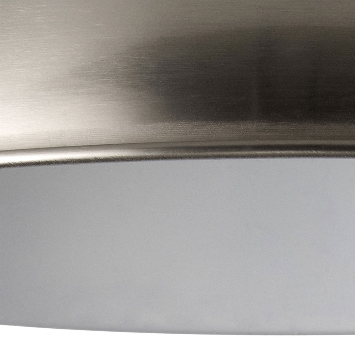 Abode Dome 350mm Metal Lampshade in Brushed Nickel