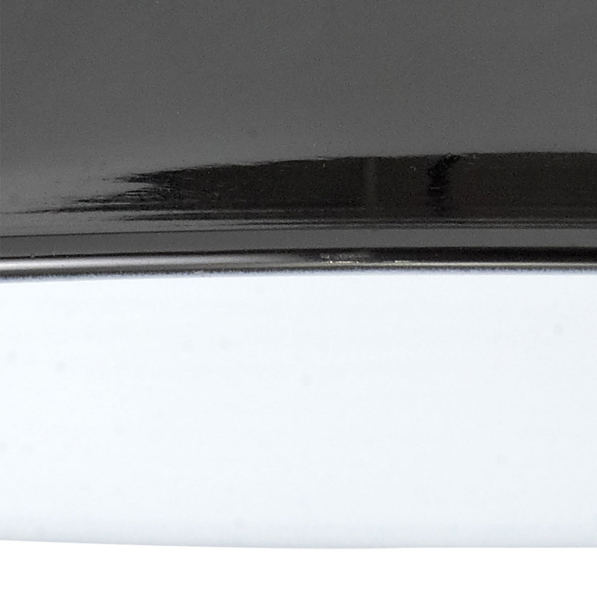 Abode Dome 350mm Metal Lampshade in Black Chrome