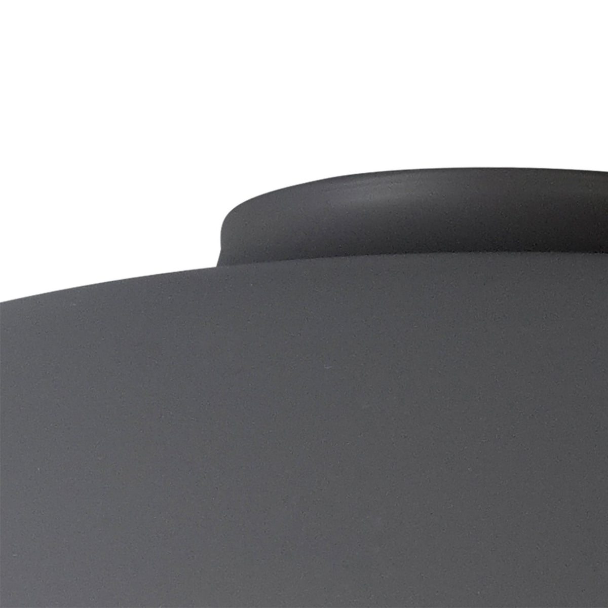 Abode Dome 350mm Metal Lampshade in Grey