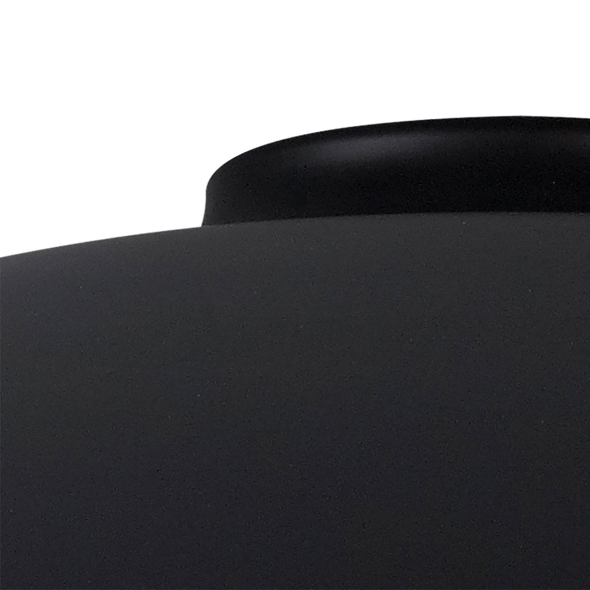 Abode Dome 350mm Metal Lampshade in Black