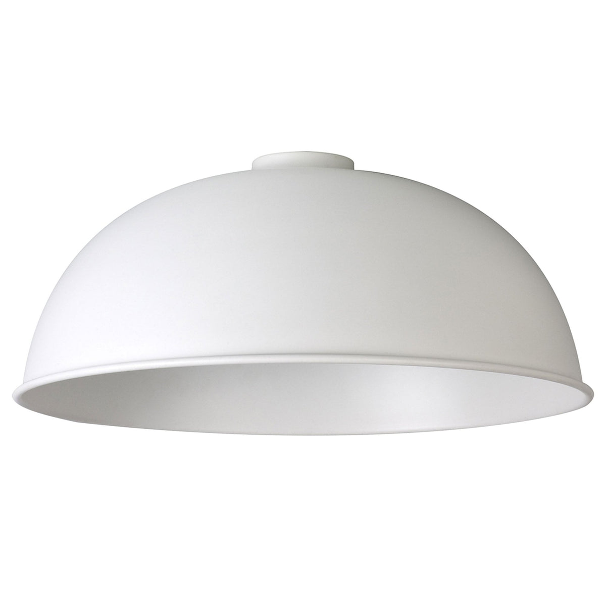 Abode Dome 350mm Metal Lampshade in White
