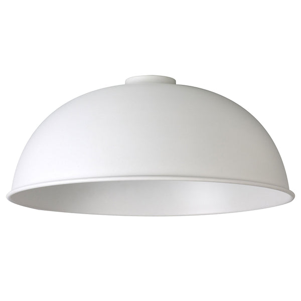 Abode Dome 350mm Metal Lampshade in White