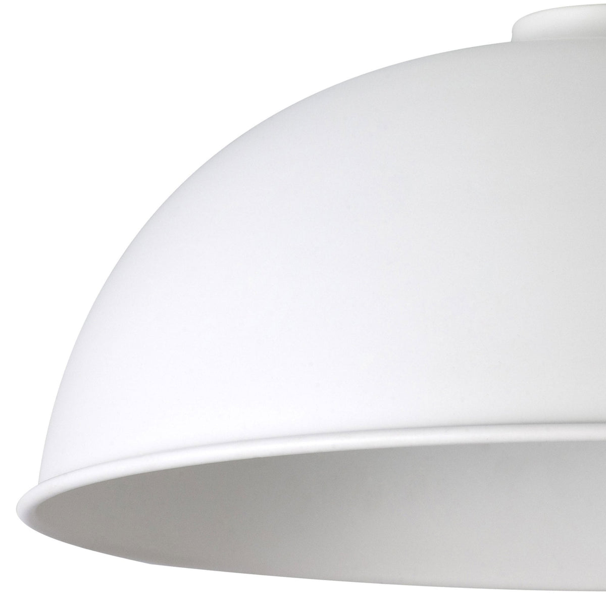 Abode Dome 350mm Metal Lampshade in White