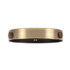 Abode Lampshade Collar Ring in Brushed Brown Bronze
