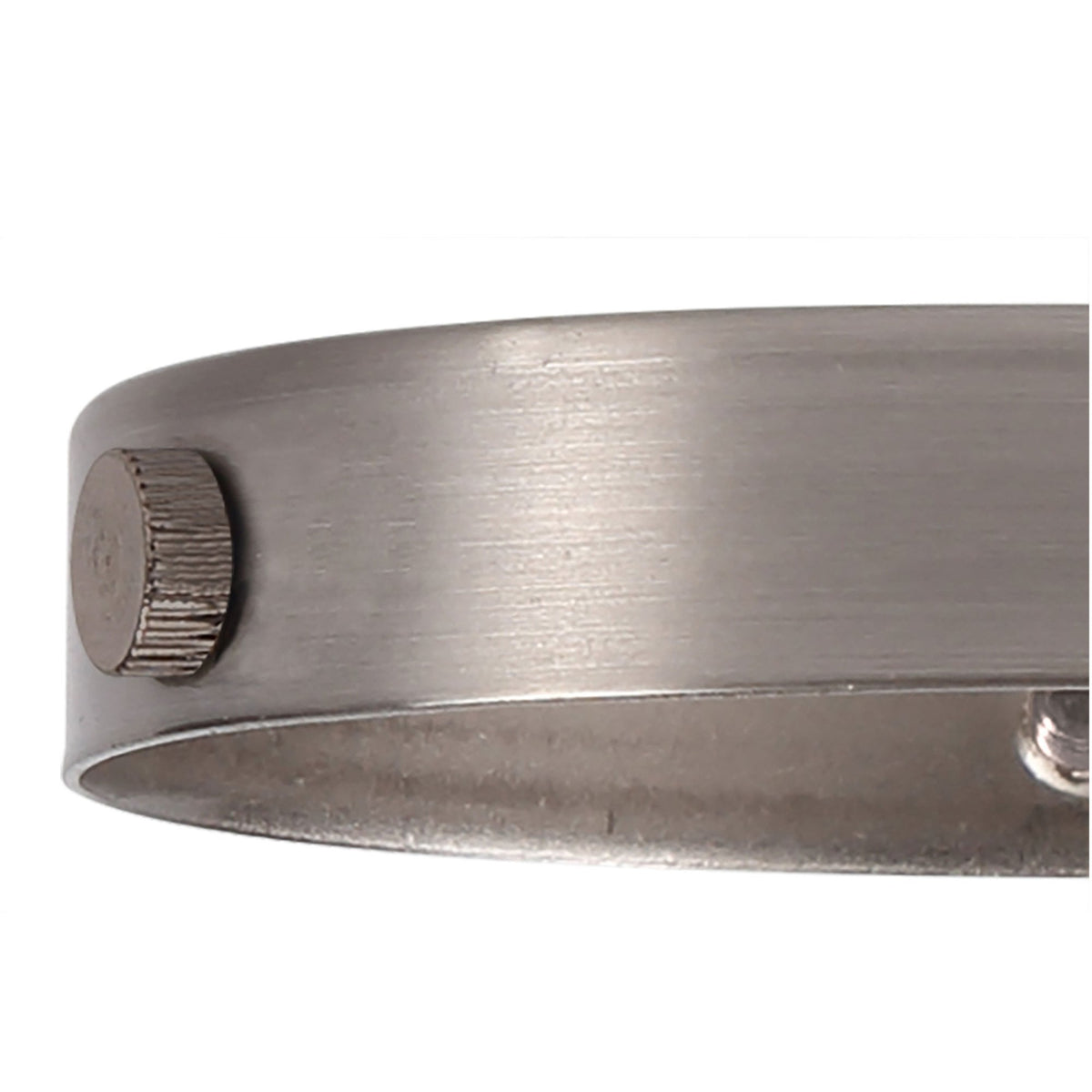 Abode Lampshade Collar Ring in Brushed Nickel