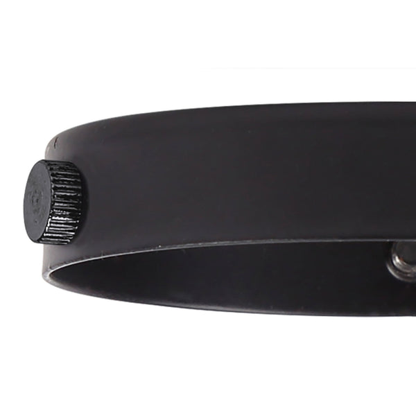 Abode Lampshade Collar Ring in Black