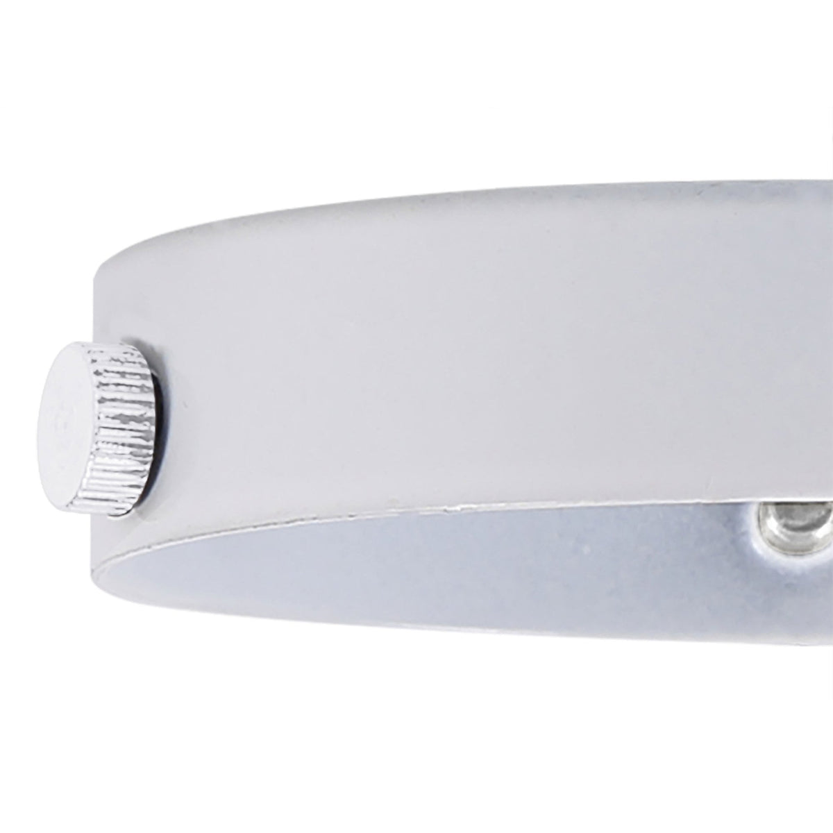 Abode Lampshade Collar Ring in White