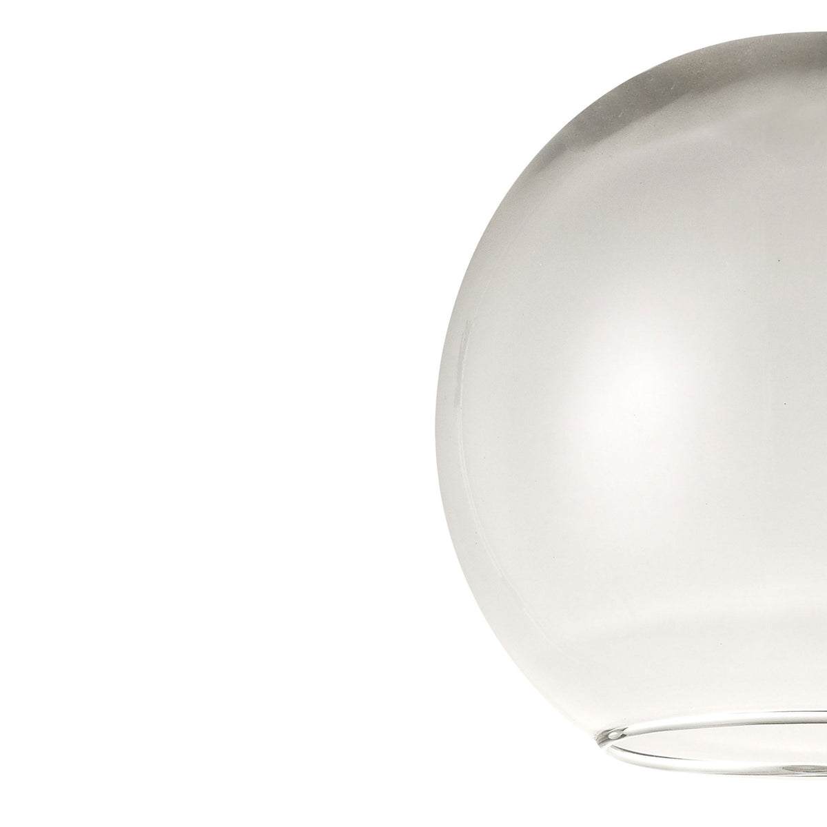 Abode Round 190mm Clear Glass Shade
