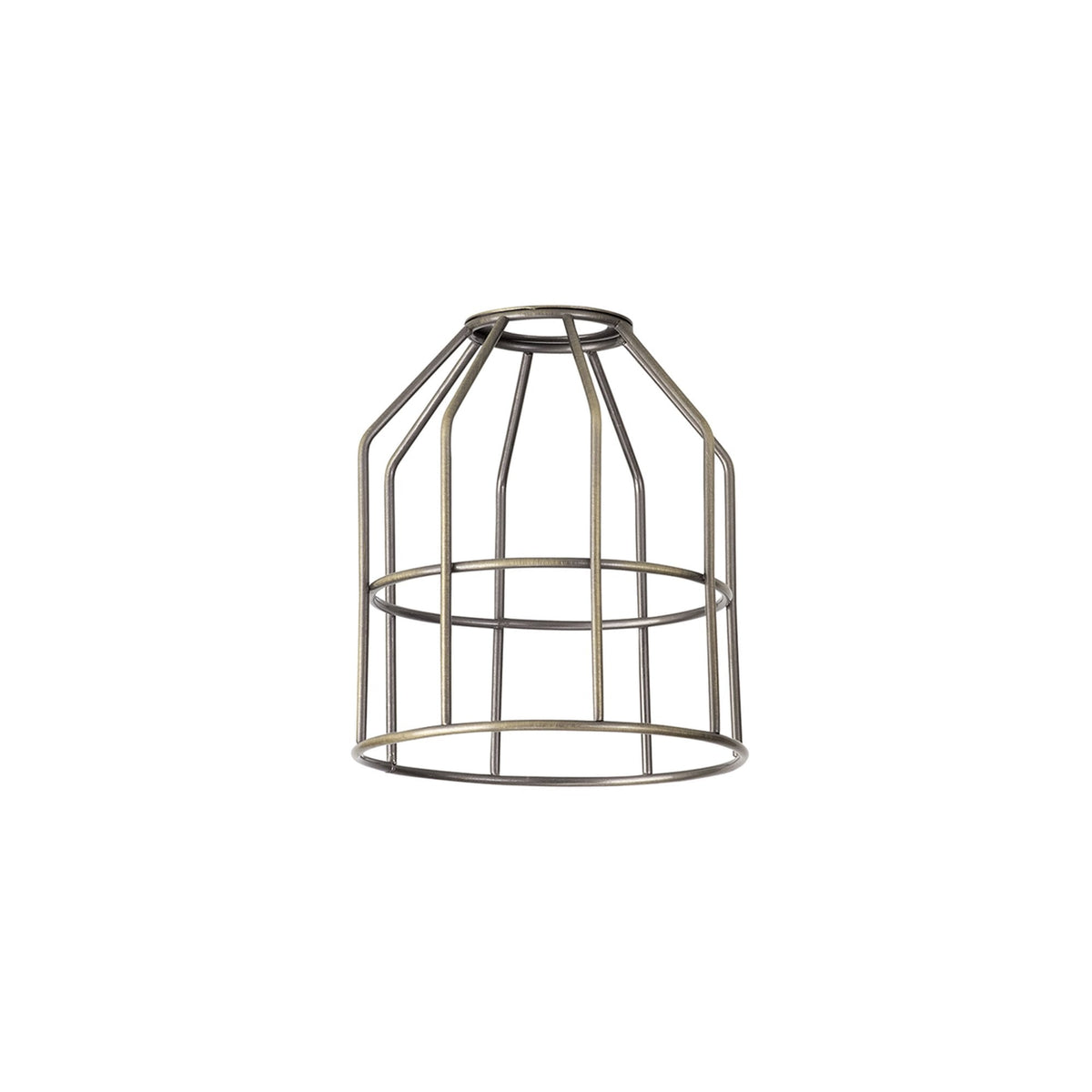 Abode Cylinder 140mm Wire Cage Shade in Brushed Bronze