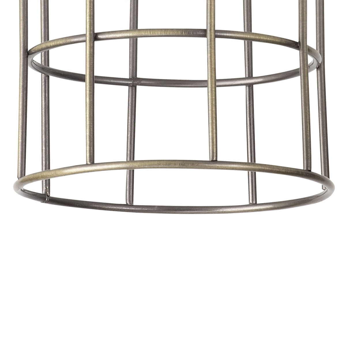 Abode Cylinder 140mm Wire Cage Shade in Brushed Bronze